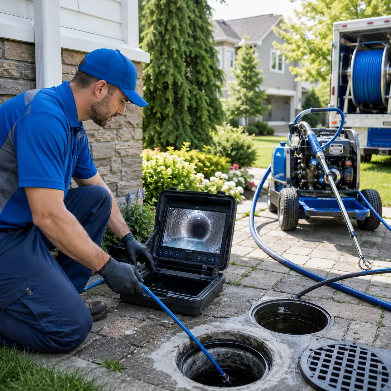 Outdoor drain cleaning professionals serving Belleville, NJ